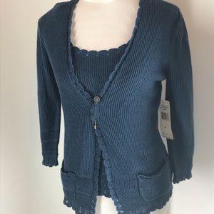 NWT Sweater set cardigan and top